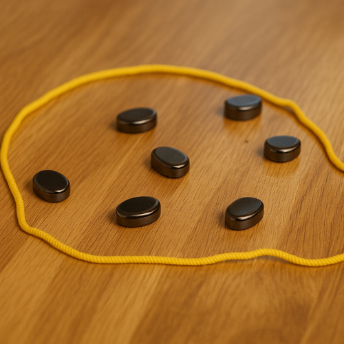 VortexStrat —Magnetic Strategy Board Game with Stones