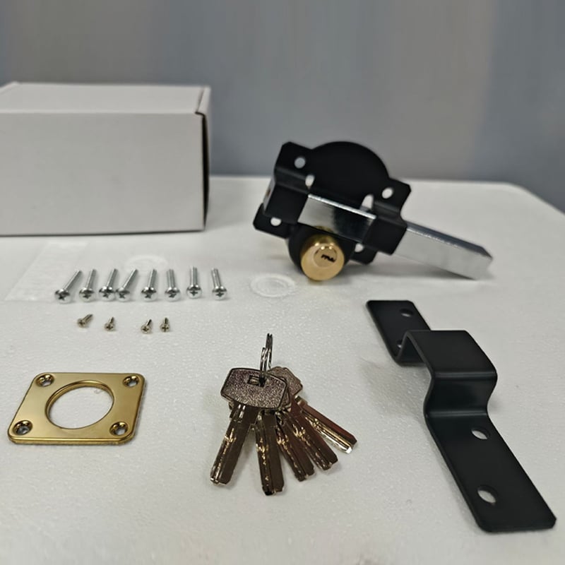 Gate Lock with Key | Rustproof | Spring Bolt | GateSecure