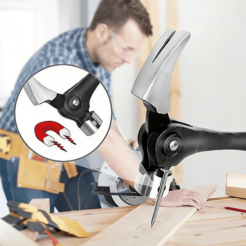 Magnetic Claw Hammer – Driving & Removing Nails