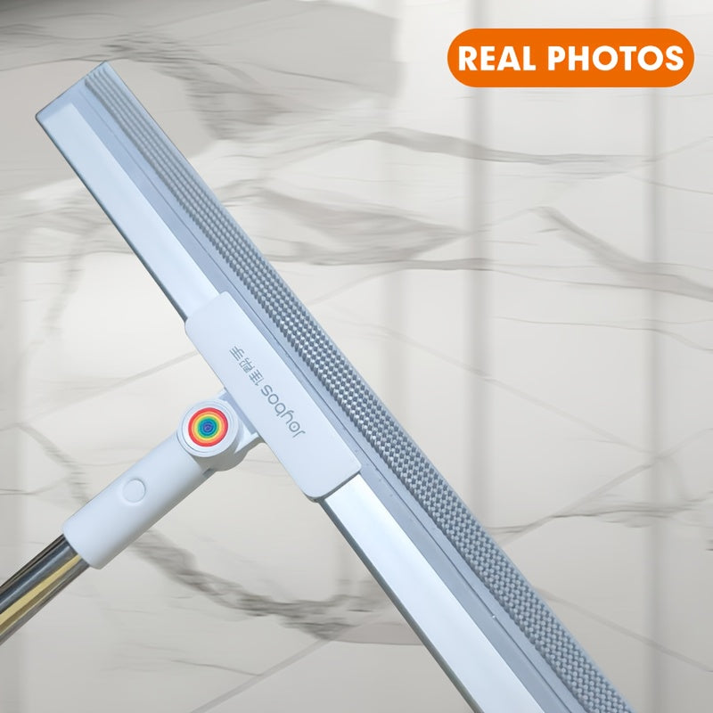 Floor Mop with Rubber Lip and TPE Bristles