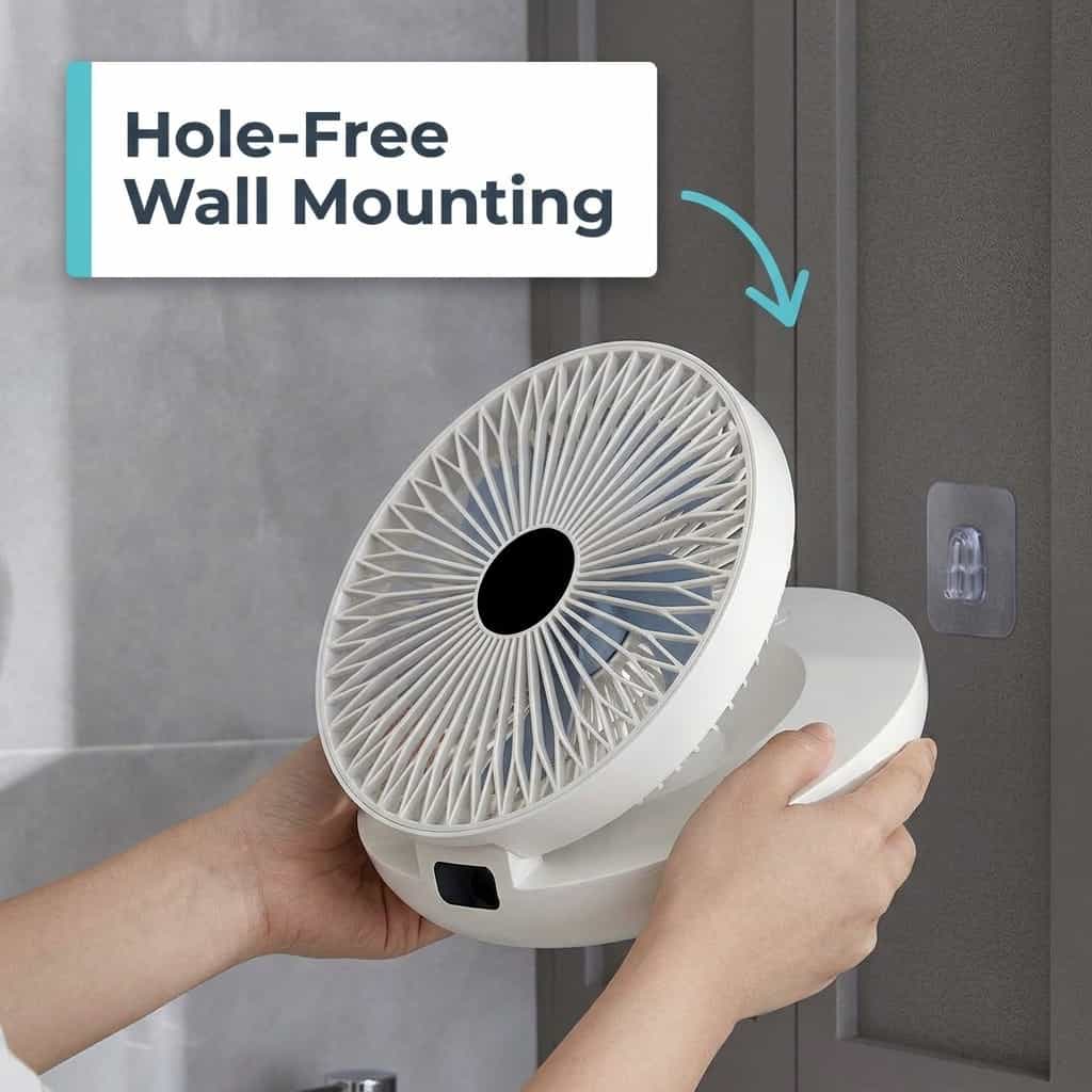 EasyBreeze - Quiet portable cooling with night light