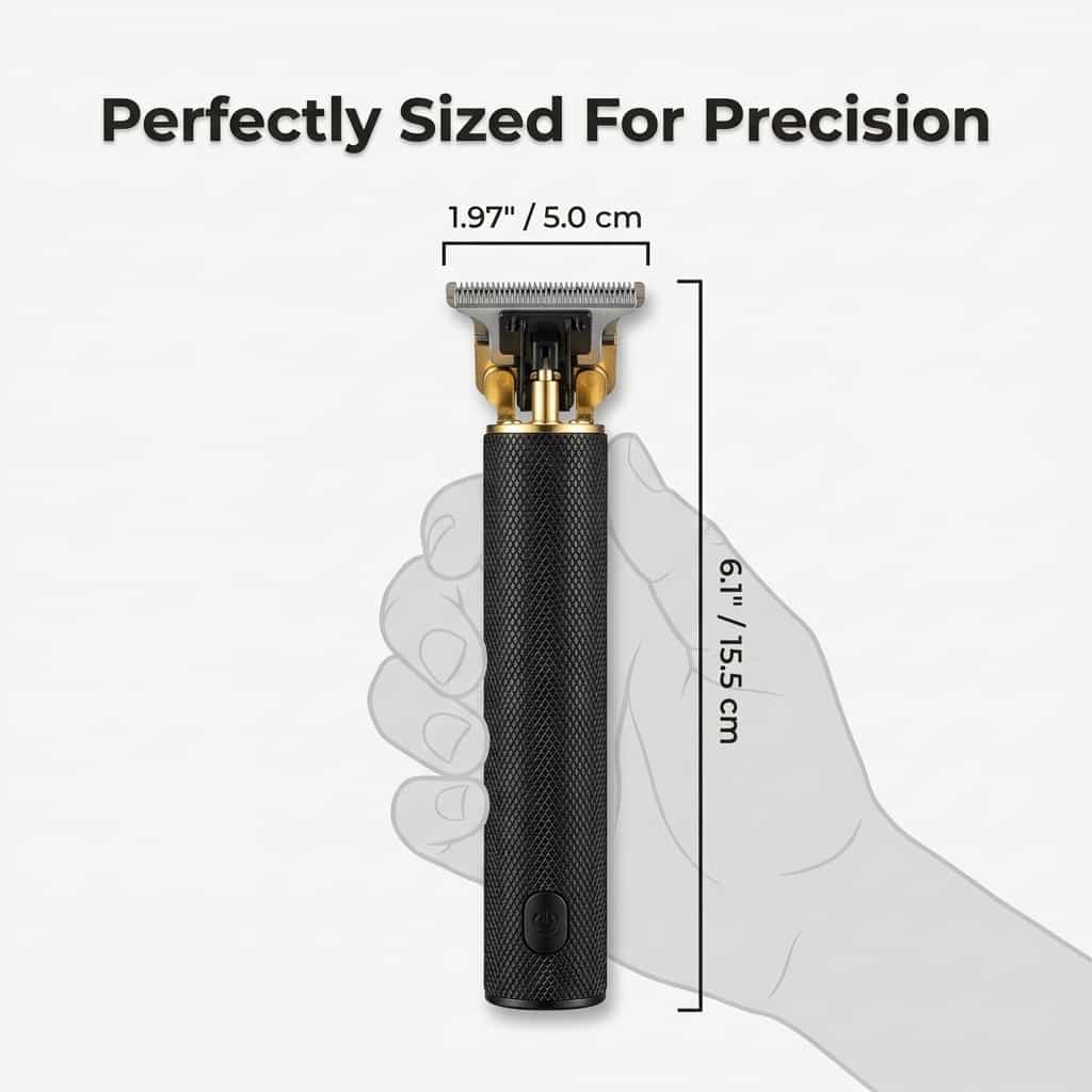 Cordless Beard Trimmer – Sharp Blades for Easy Styling