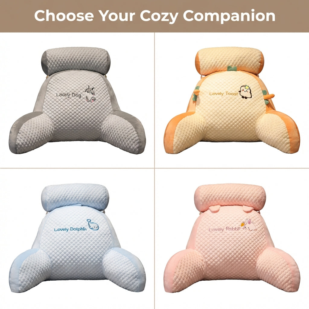 BackWell Ergonomic Reading Pillow