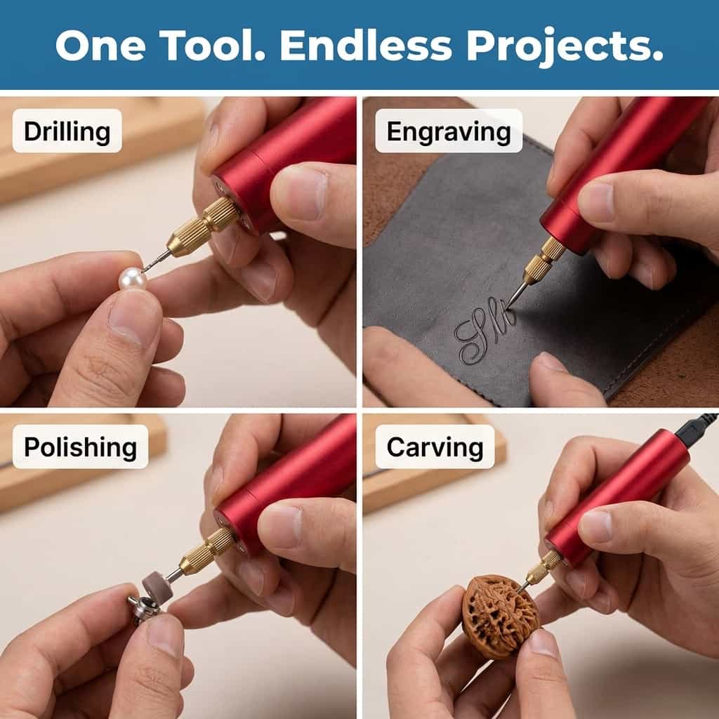 MiniDrill - Precision Cordless Craft Tool