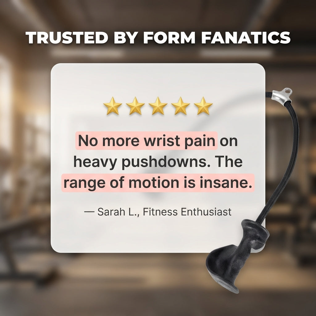 TriPull Tricep Rope with Ergonomic Handles