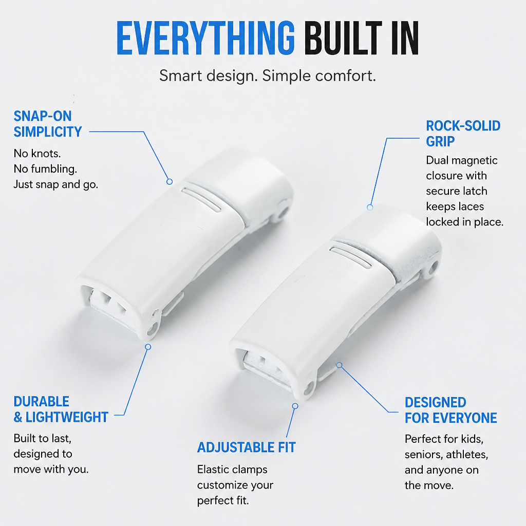 GlideSnap — Snap On Instant Comfort and Lock in Freedom All Day