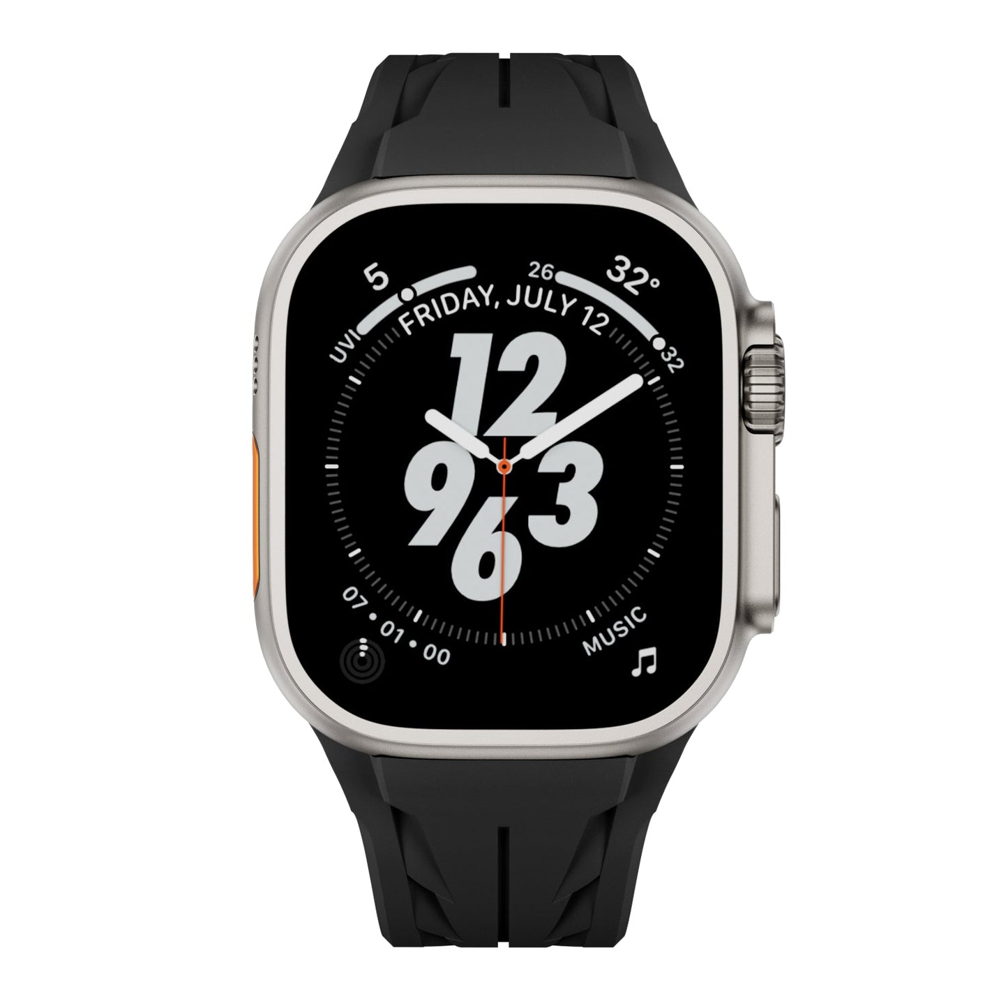 FKM Silicone Band for Smartwatch - Compatible with Apple Watch