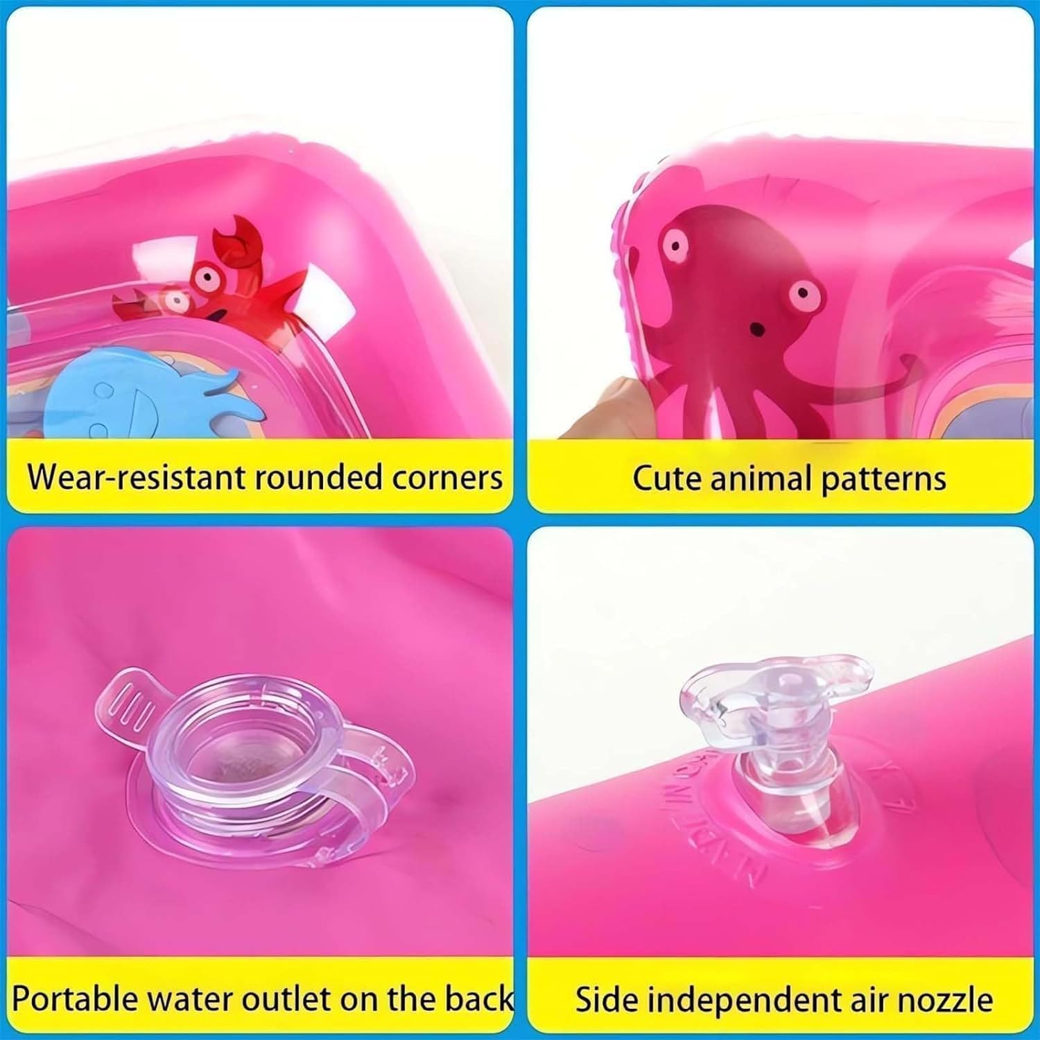 Inflatable Sensory Water Mat Pet Bed for Play and Cooling