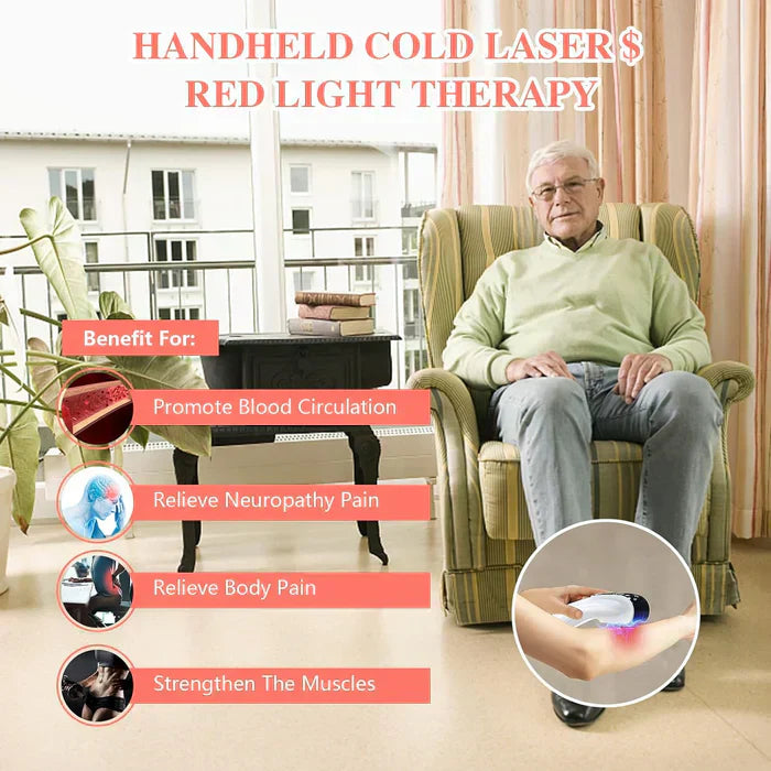 Infrared Light Therapy Device with Dual Wavelengths for Pain Relief