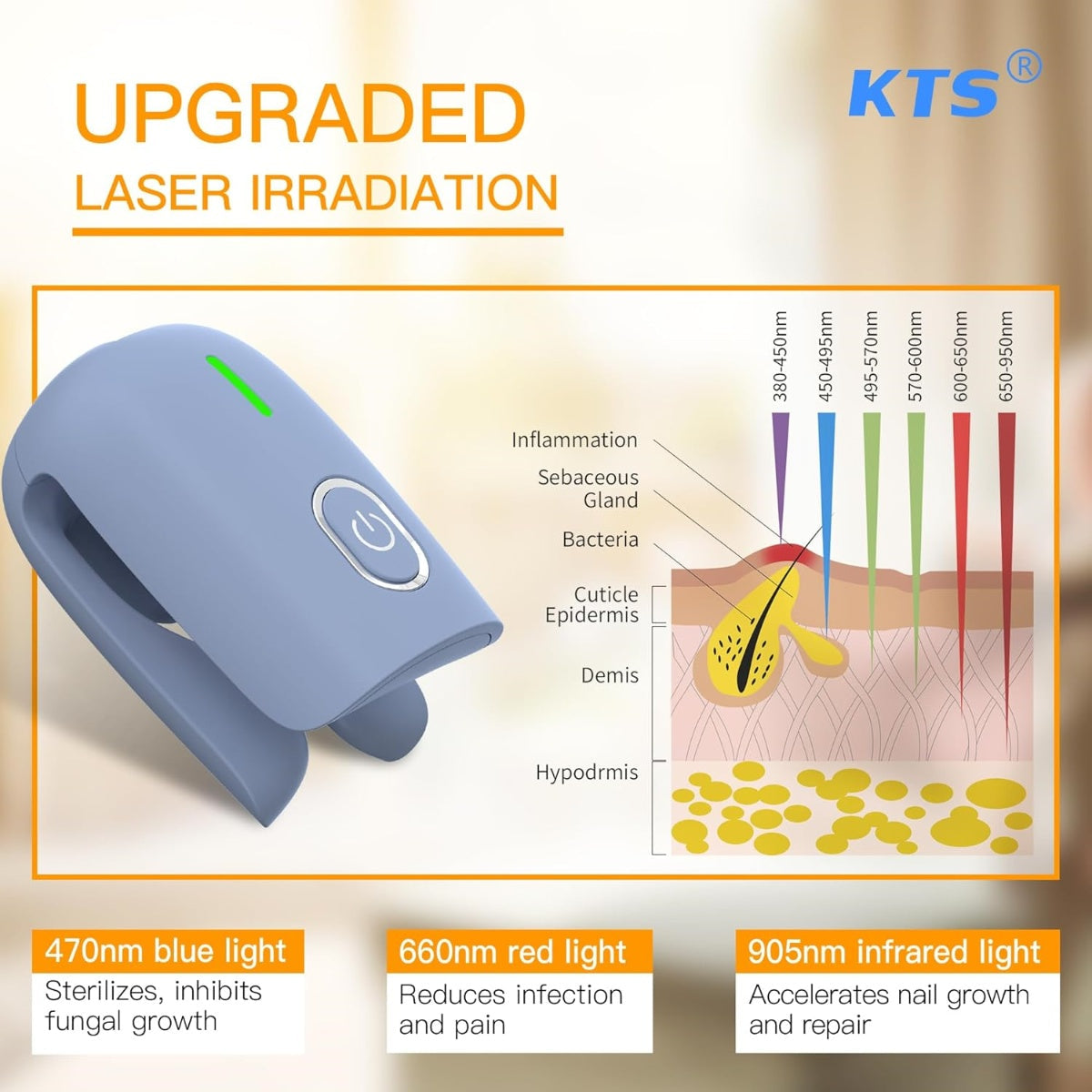 Device for Treating Fungal Nails - Complete Care System