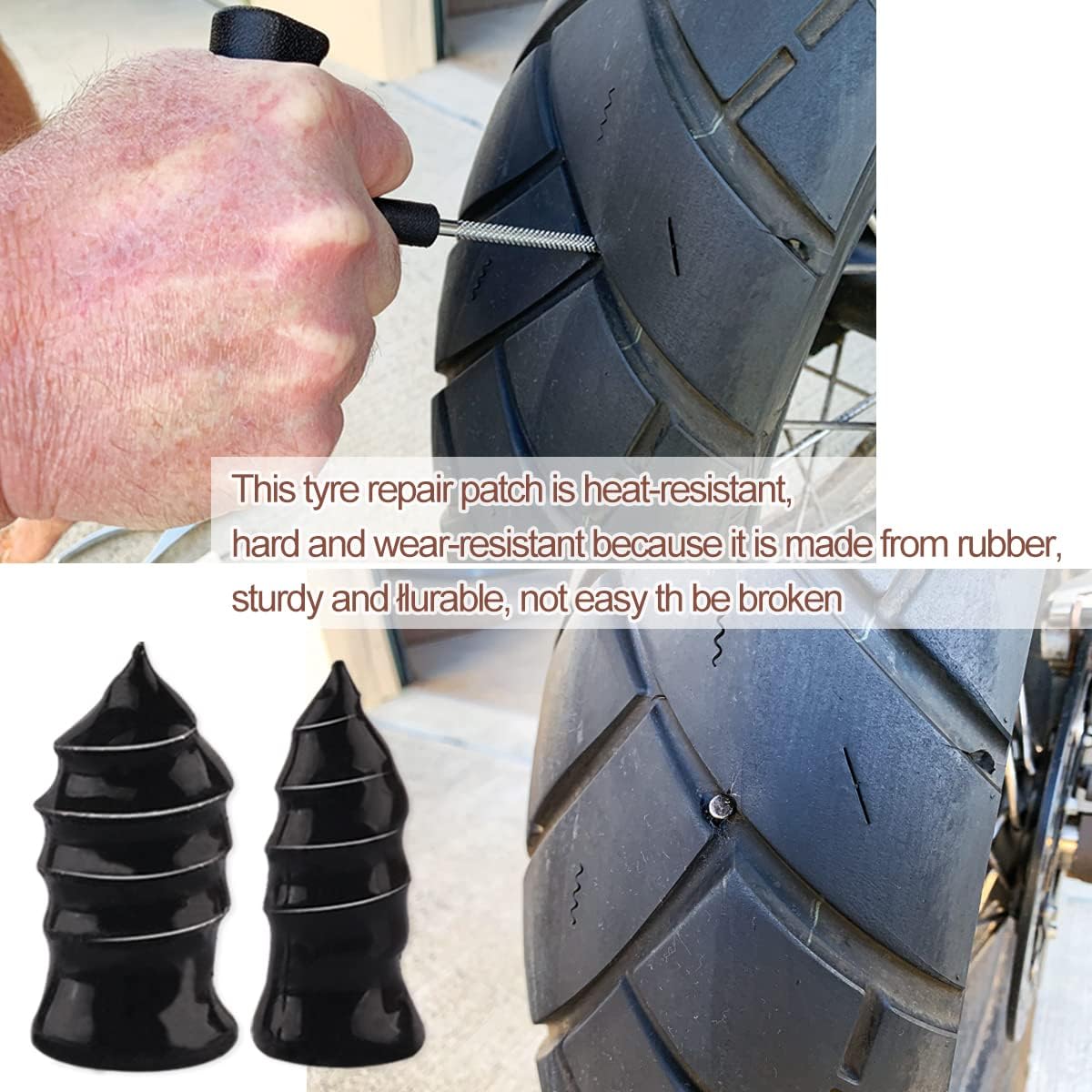 🔥Tire Repair Rubber Nail🚚BUY MORE SAVE MORE
