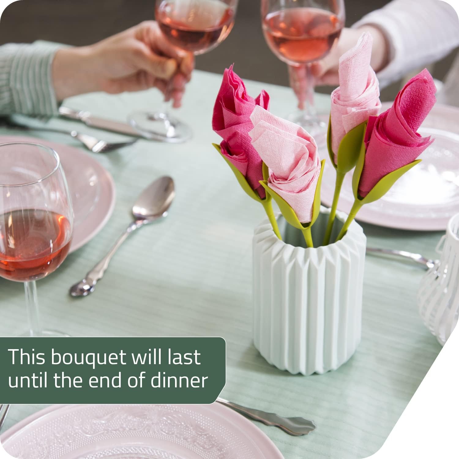 Florenza Napkin Flower Creator for Tabletop Decor