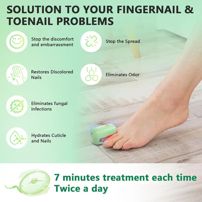 Laser Treatment Device for Toenail Fungus Therapy