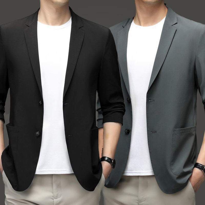 Men's Silk Blazer Jacket