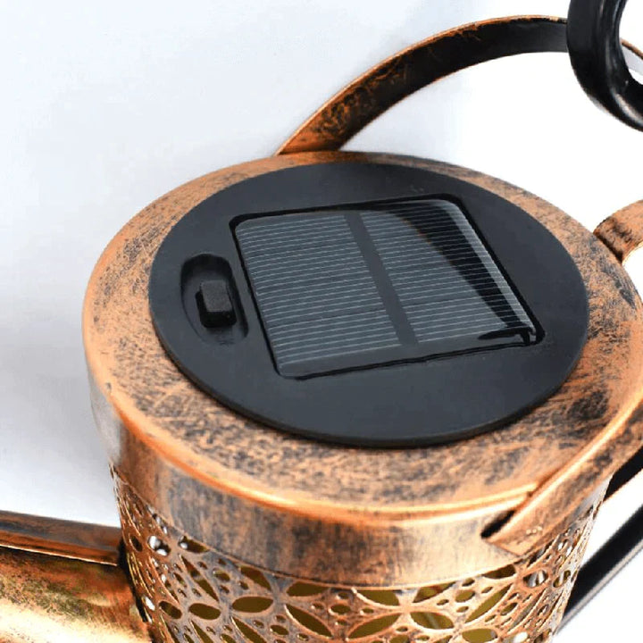 Garden Light Solar | Watering Can Style | Gentle Rain Effect Illumination | GardenGlow