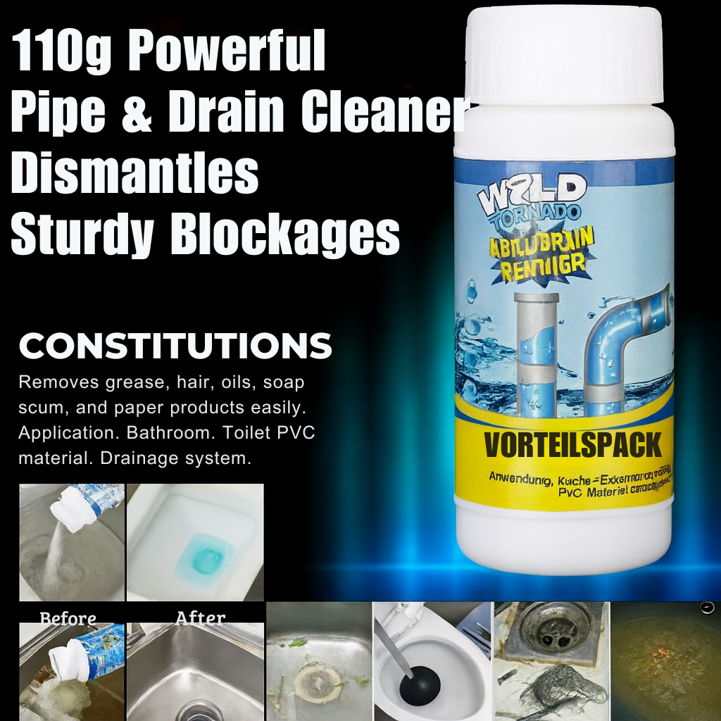 Drain Cleaner | Rapid-Action Pipe Clearing Solution | DrainBlast