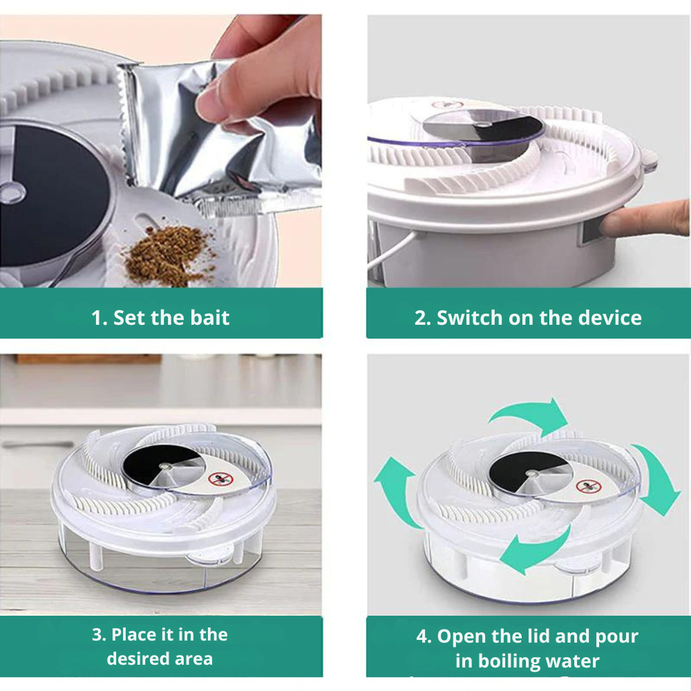 Fly Catcher | Quiet Insect Trap Without Chemicals | Bait Traps | SilentCatch