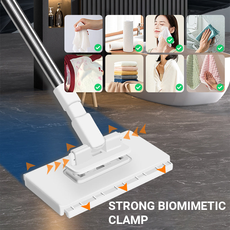 Extendable Hygienic Mop with Cloth Holder