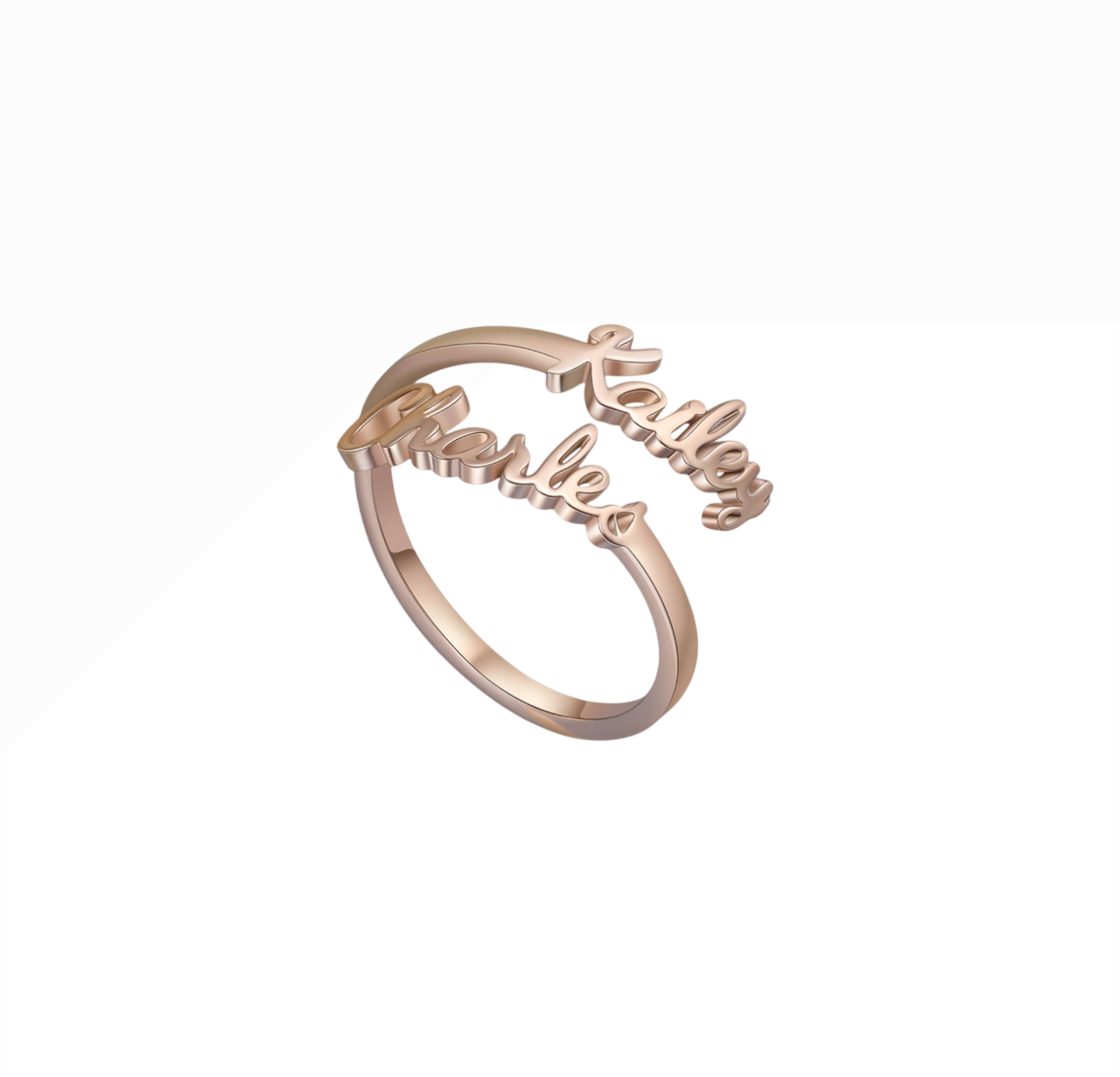 Personalized Script Name Ring for Everyday Wear