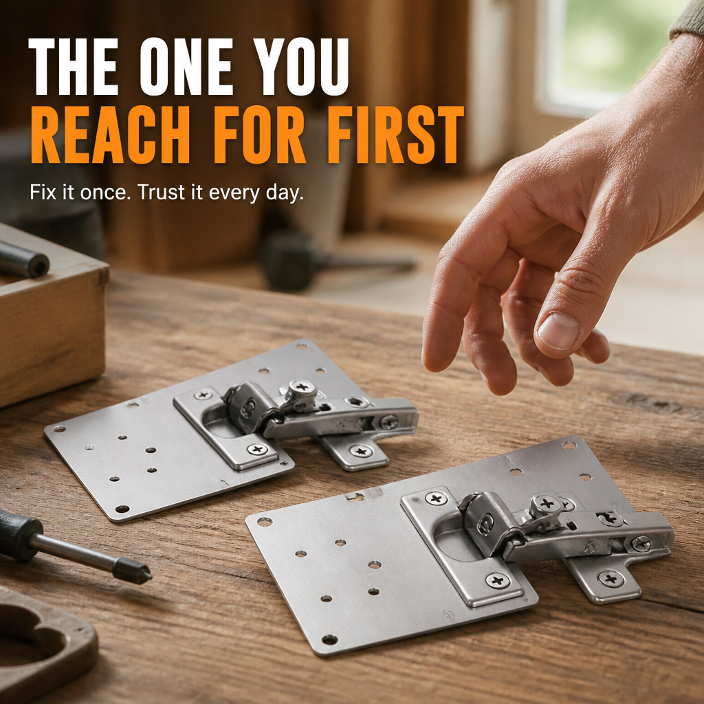 SteelGrip — Finally Stop Wobbly Doors and Own Rock-Solid Cabinet Confidence