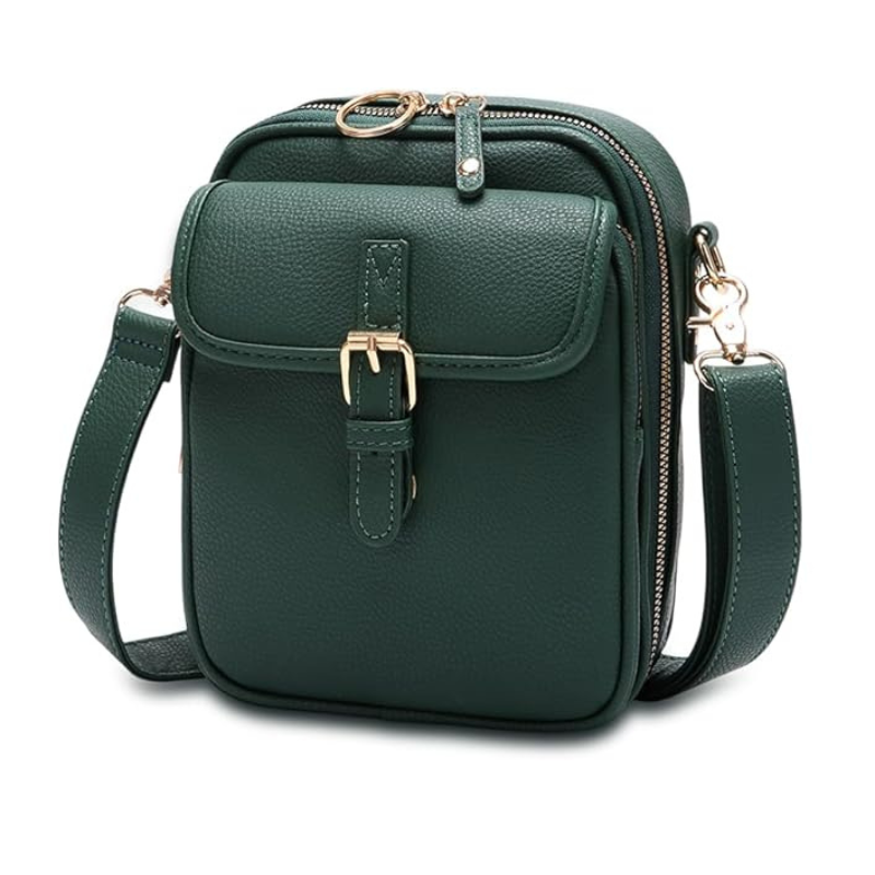 Double Pocket Crossbody Organizer Bag