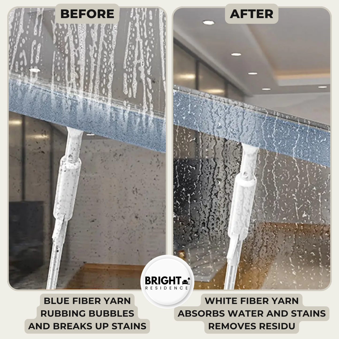 GlassSwipe - Streak-free shine with one swipe