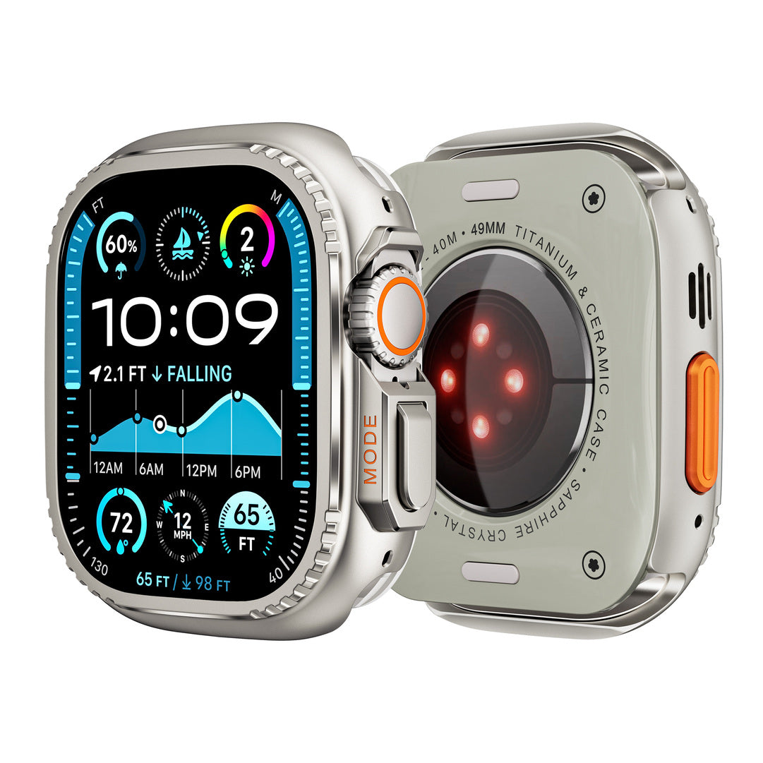 Durable Metal Cover for Titan Watch - Ultra Protection Shield