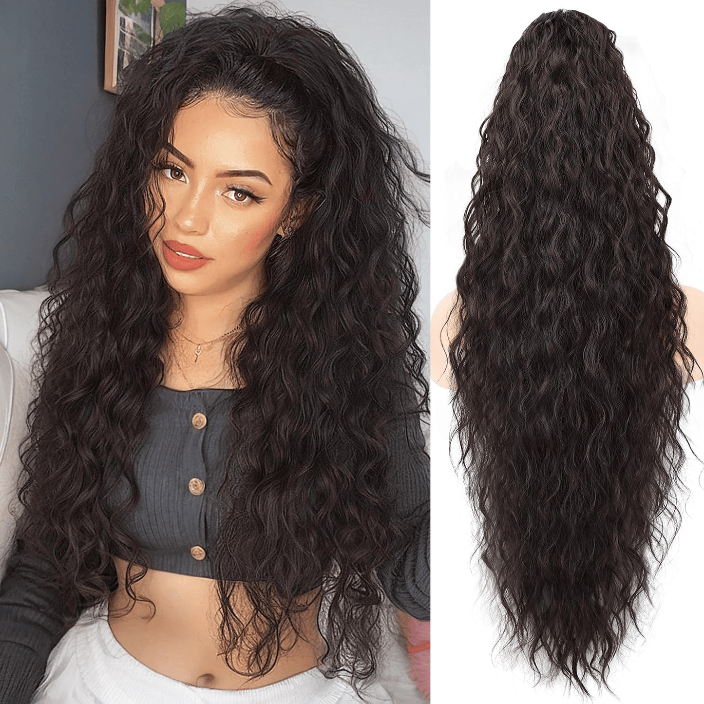 The SilkiPony  Extension - A Perfect Ponytail in Seconds + 50% OFF