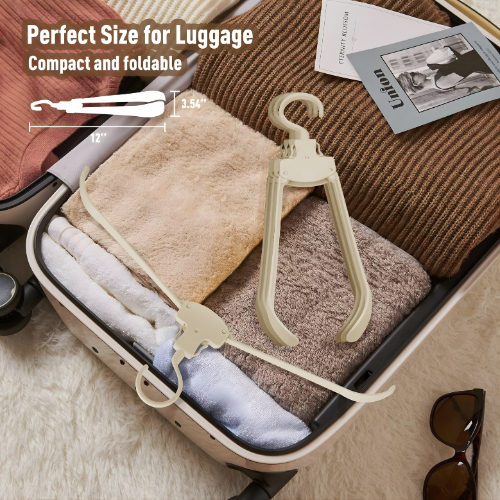 ClaspGuard — Foldable Clothes Hanger with Collar Support