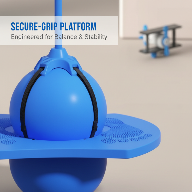 BounceVortex — Kids Balance Hopper Ball with Handle for Active Play