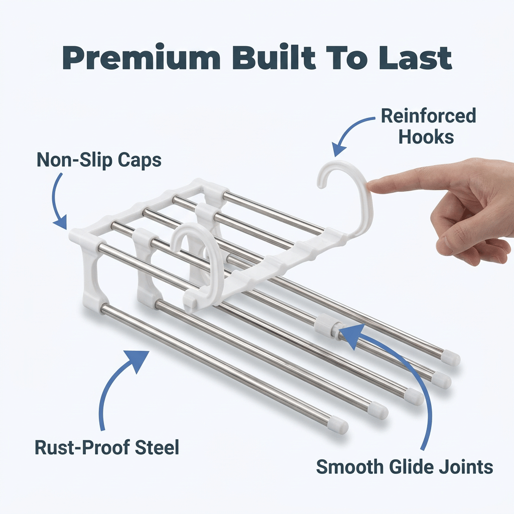 SmartCloset - Space-saving 5-tier pants organizer
