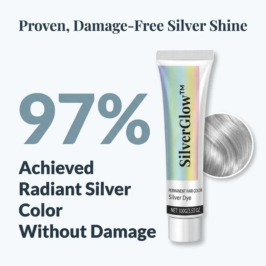SilverGlow - Ammonia-Free 2-in-1 Silver Hair Formula