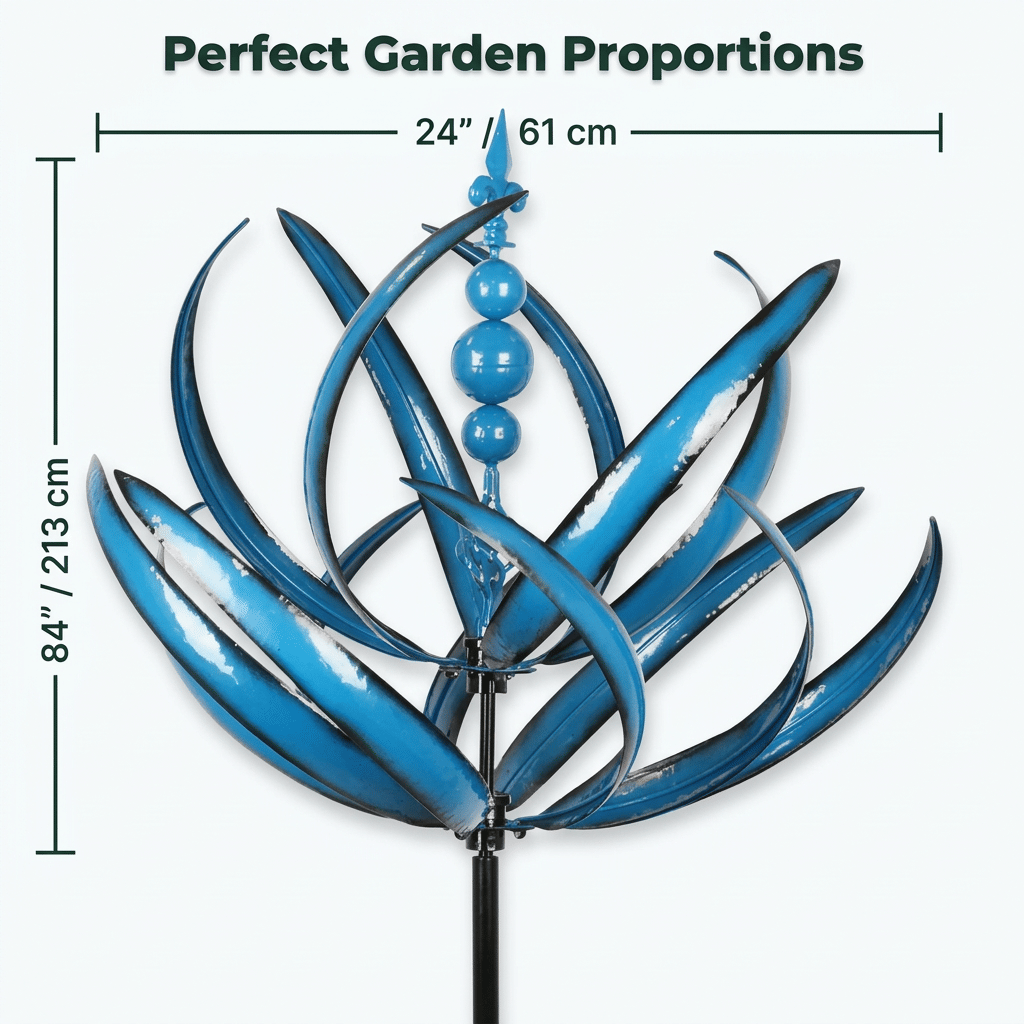 Decorative Garden Wind Spinner - Stable and safe