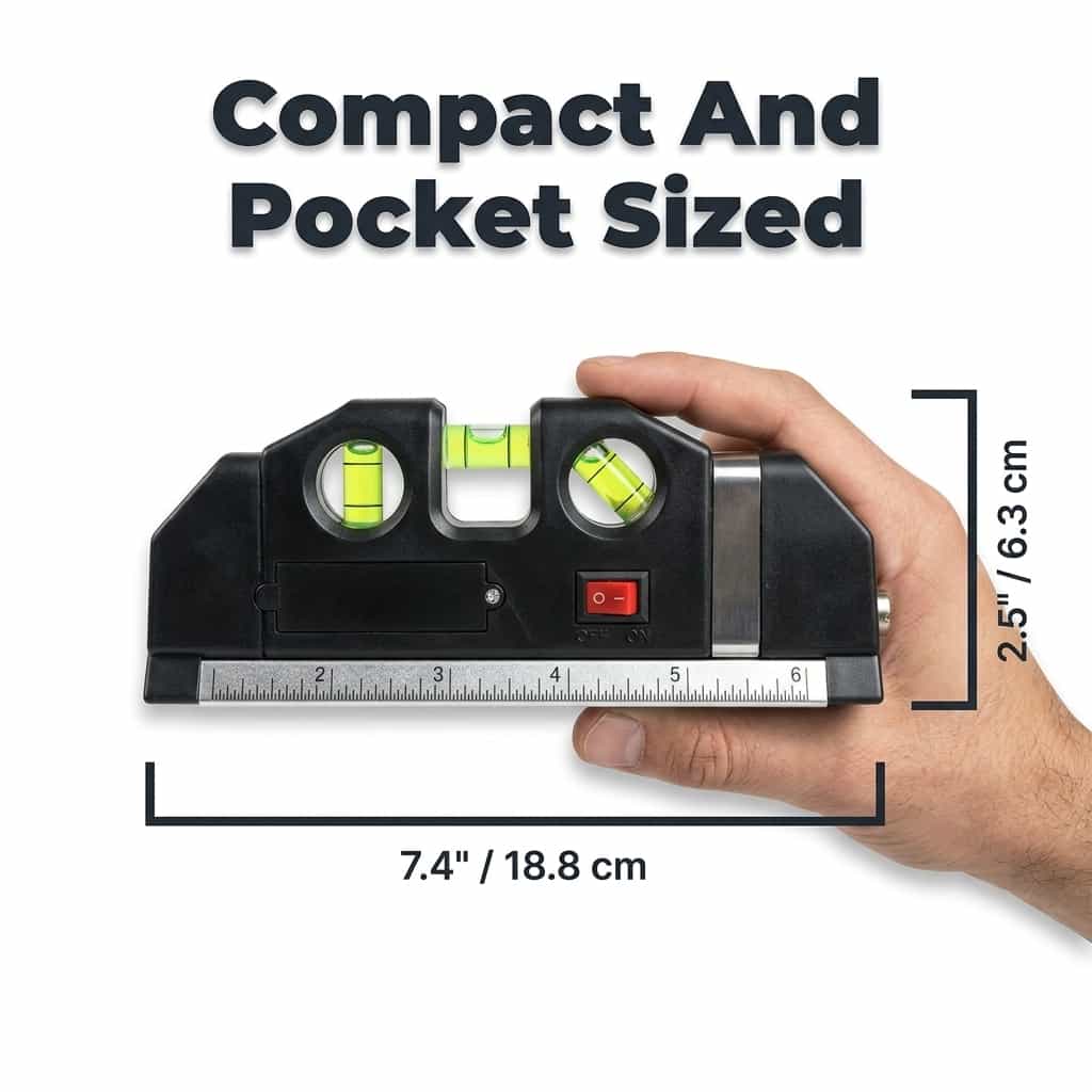 EasyLevel - 4-in-1 Laser Measure Tool