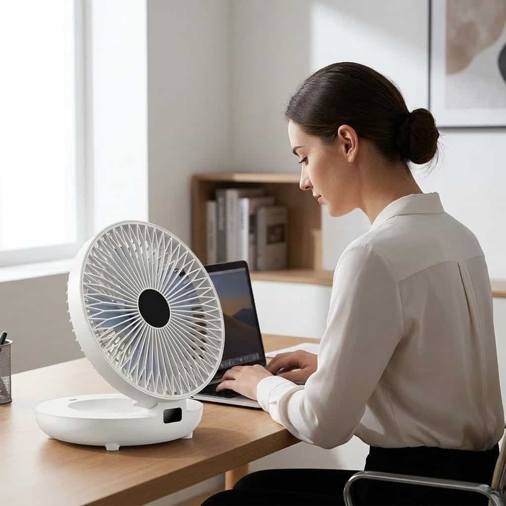 EasyBreeze - Quiet portable cooling with night light