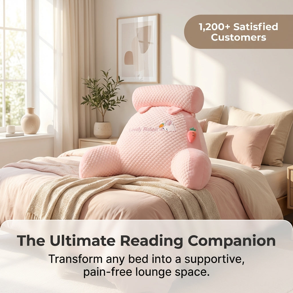 BackWell Ergonomic Reading Pillow