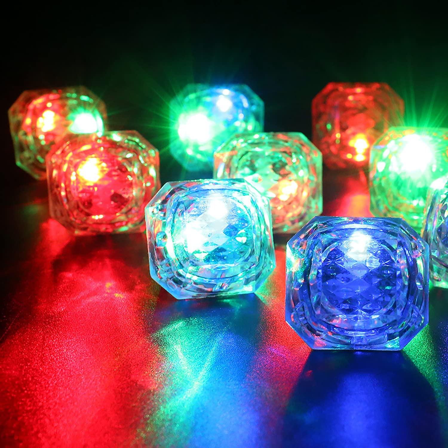 LED Light Up Jewel Engagement Party Rings / Bachelorette/ Wedding Party Favors - If you say i do