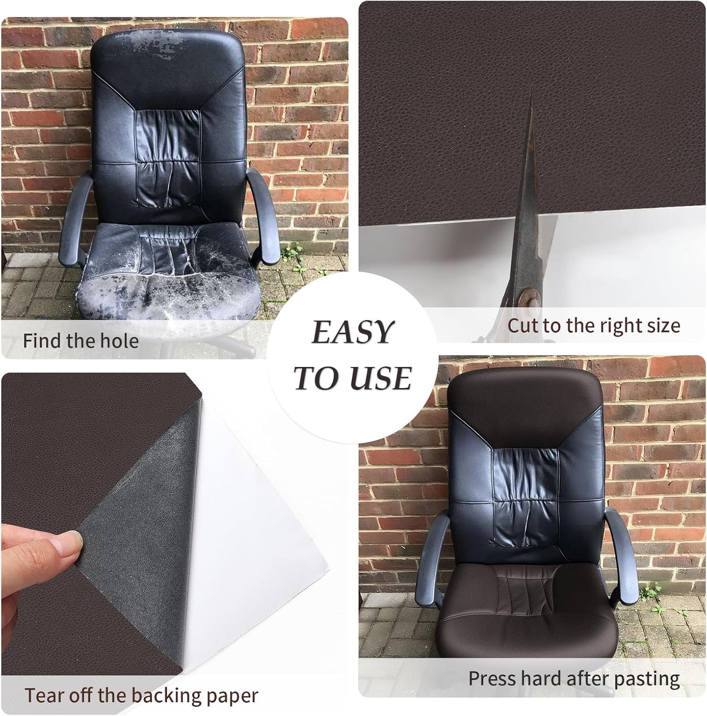 Self-Adhesive Repair Patch Roll for Furniture and Upholster