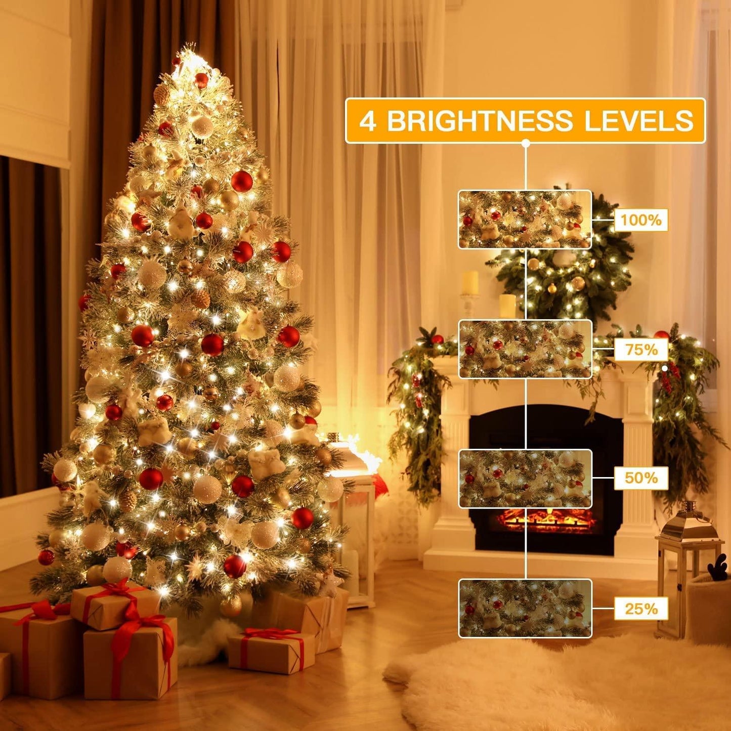 Outdoor String Lights 800LED/330FT with Remote for Wedding and Christmas - If you say i do