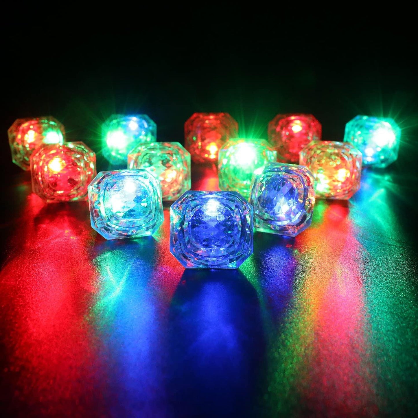 LED Light Up Jewel Engagement Party Rings / Bachelorette/ Wedding Party Favors - If you say i do