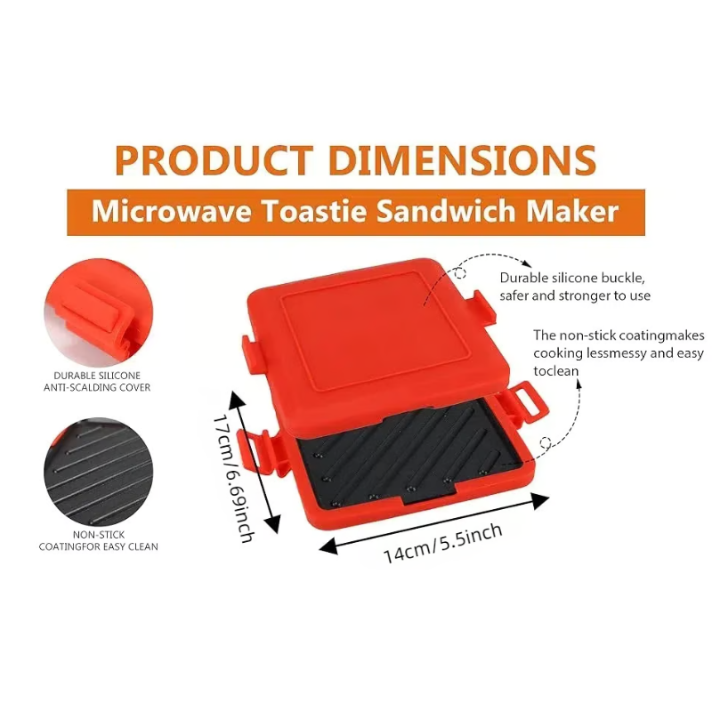 Crunchy Microwave Grill Accessory for Irresistible Snacks in Minutes