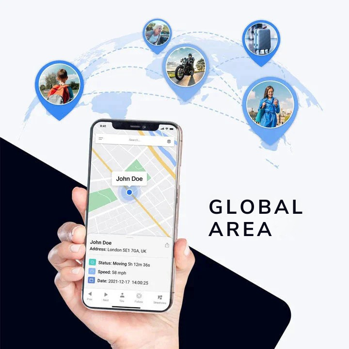 GPS Locator | Magnetic Mount | Live Tracking Through App | SafeTrack