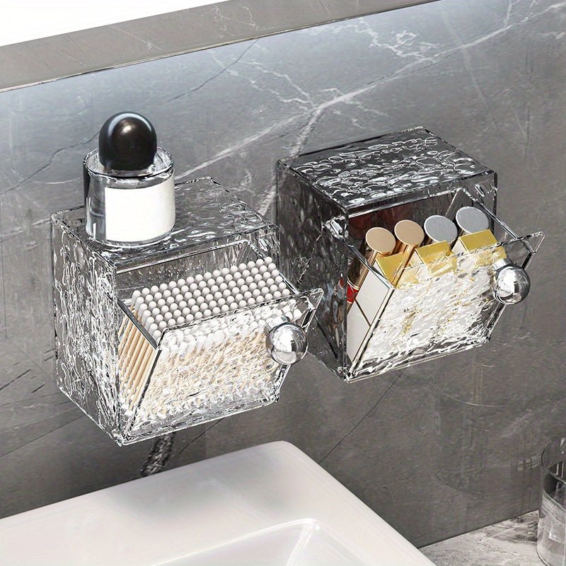 GlamoraCase — Wall Mounted Clear Makeup Organizer