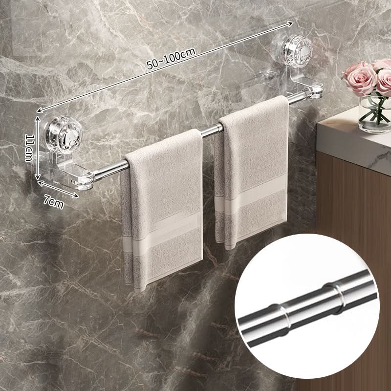 Extendable Towel Rack in Stainless Steel
