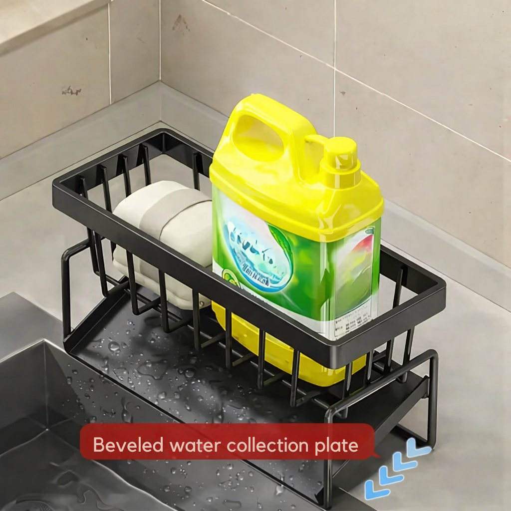 Kitchen Sink Organizer | Rust-Resistant | Includes Towel Bar | AquaRack