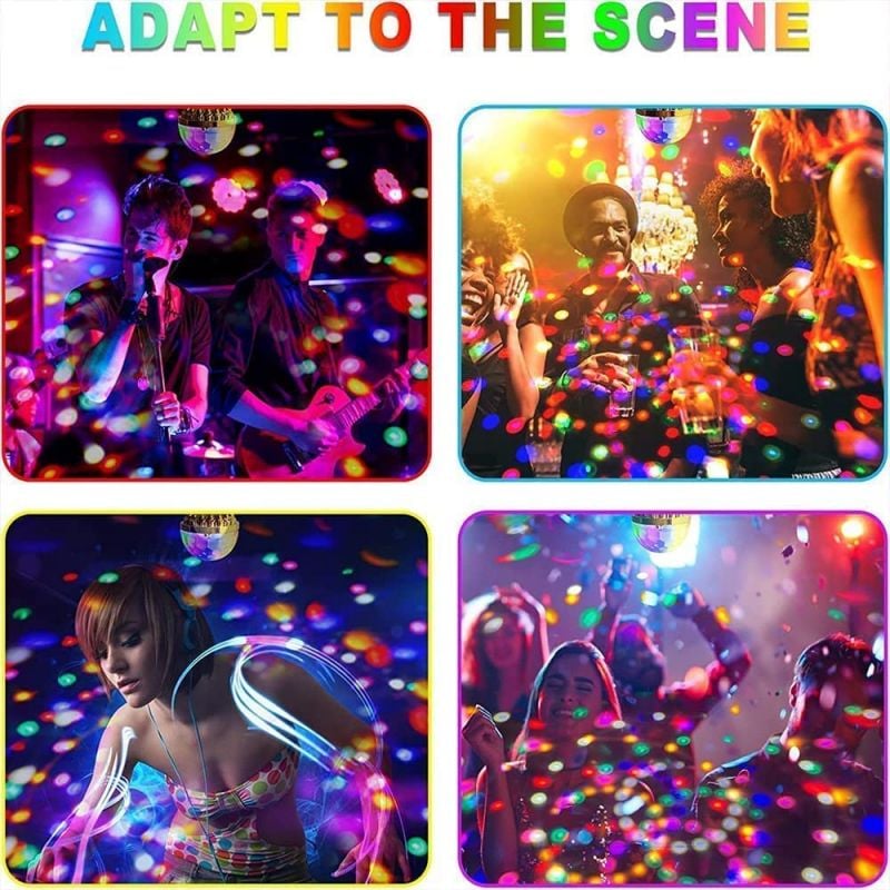 GlowBlast Rotating RGB Party Bulb for Dynamic Lighting