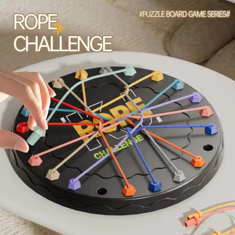 Logic Puzzle Rope Game – Boosts Focus & Dexterity for All Ages