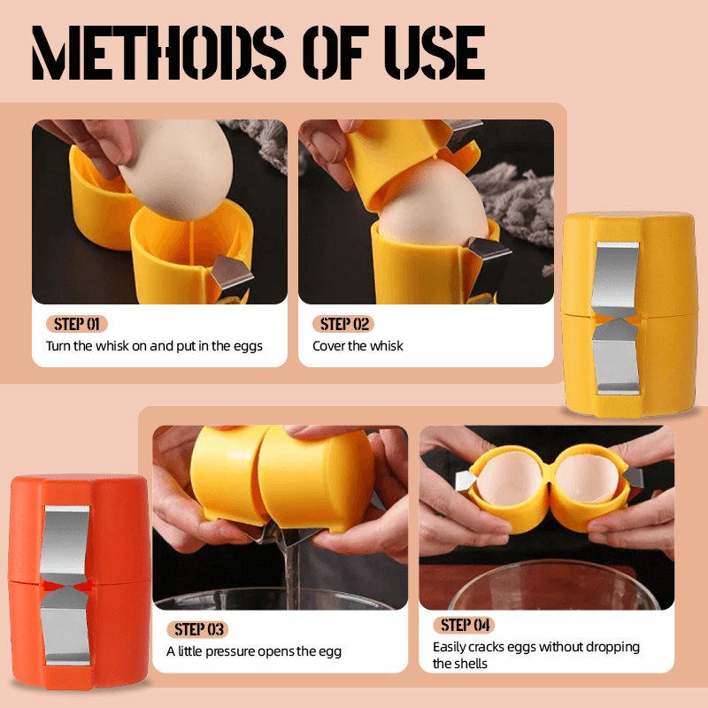 CrackEase -  Quick Egg Shell Cracker Tool