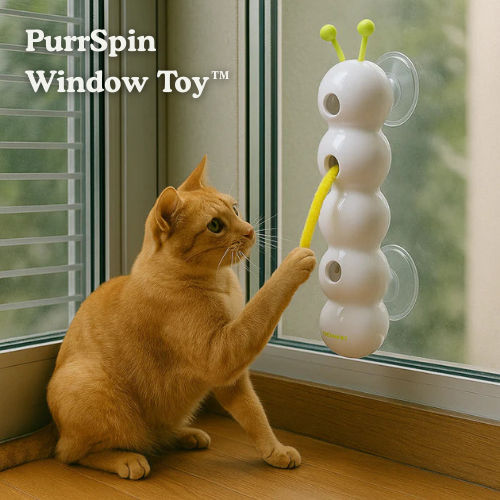 Interactive Cat Toy with Suction Cup – Automatic Moving Teaser for Indoor Cats