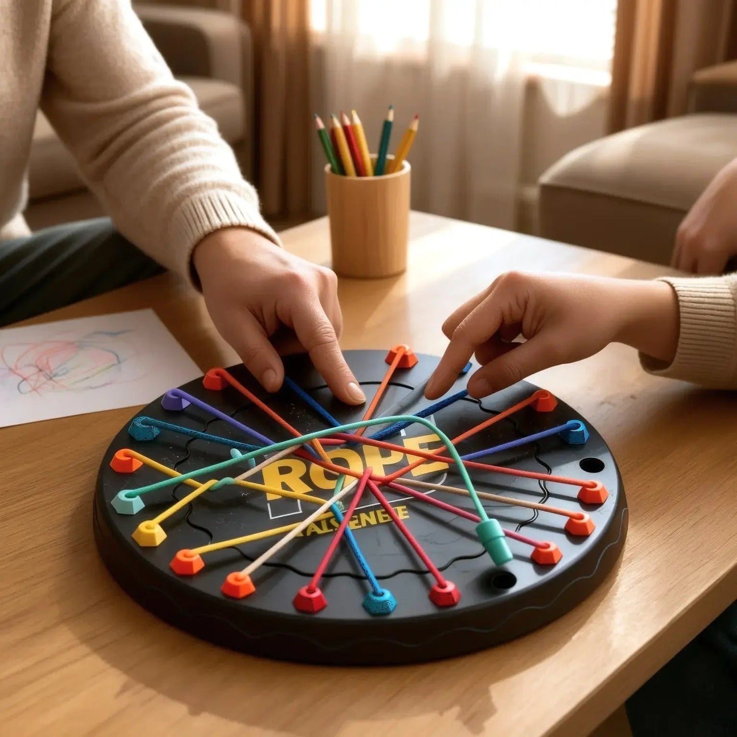 Logic Puzzle Rope Game – Boosts Focus & Dexterity for All Ages